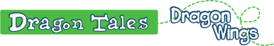 Dragon Tales Dragon Wings logo for GameBoy Color